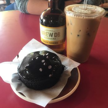 Rainshadow Cafe - Chocolate Molten Muffin, Kombucha, Vanilla Iced Latte - Coffee & Tea Near Me - Sequim, Washington
