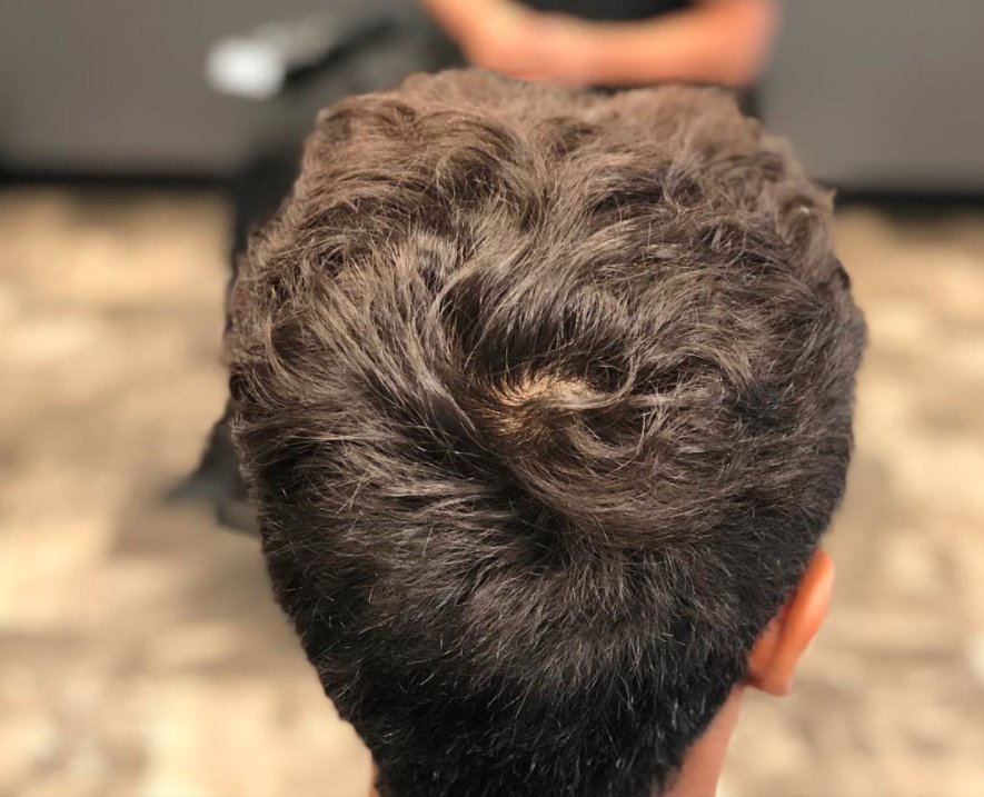 Sam's Off the Top Barbershop Logo