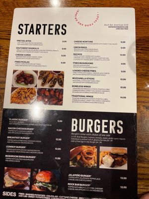 Menu photo 2 Rock Bar American Grill Cedar Rapids, IA Menu photo 2 Rock Bar American Grill Cedar Rapids, IA
