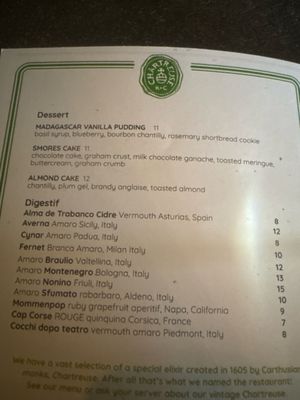 Menu photo 2 Chartreuse Kitchen & Cocktails Detroit, MI Menu photo 2 Chartreuse Kitchen & Cocktails Detroit, MI