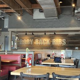 the inside of a restaurant