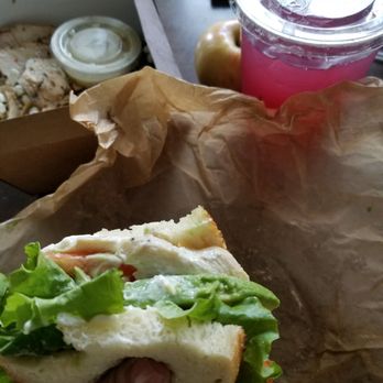 Panera Bread - Pick 2 meal: Turkey, bacon, avocado sandwich with ancient Greek salad and hibiscus drink. Filling for only half portion of them. - Salad Near Me - North Charleston, South Carolina