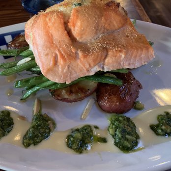 Duke's Seafood - Off The Hook Stuffed Salmon - Seafood Near Me - Seattle, Washington