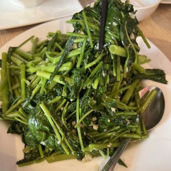 Bamboo House - Water spinach with garlic. - Chinese Near Me - Plano, Texas Bamboo House - Water spinach with garlic. - Chinese Near Me - Plano, Texas