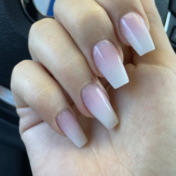 Delicate Nails & Spa - Pink and white ombré - Nail Salons Near Me - Walnut Creek, California Delicate Nails & Spa - Pink and white ombré - Nail Salons Near Me - Walnut Creek, California