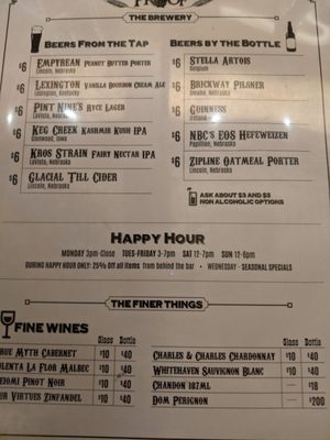 Menu photo 8 Proof Omaha, NE