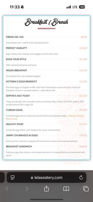 Menu photo 6 Lela's Eatery San Juan, PR Menu photo 6 Lela's Eatery San Juan, PR