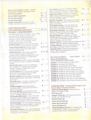 Menu photo 4 2 Amigos Kingston, GA Menu photo 4 2 Amigos Kingston, GA