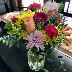 Mickey's Flowers & Fruit Bouquets - Birthday bouquet!