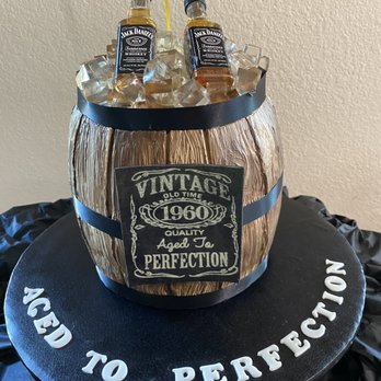 Martha's Cakes - Jack Daniel 60th Birthday Cake - Cupcakes Near Me Martha's Cakes - Jack Daniel 60th Birthday Cake - Cupcakes Near Me