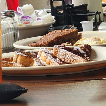 Battlefield Restaurant - Customer sitting next to us scrapple. - American Near Me - Fredericksburg, Virginia