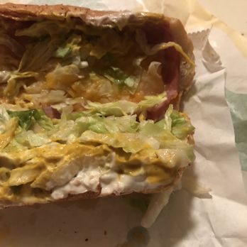Subway - a sub sandwich with lettuce and cheese - Sandwiches Near Me - Jackson, California
