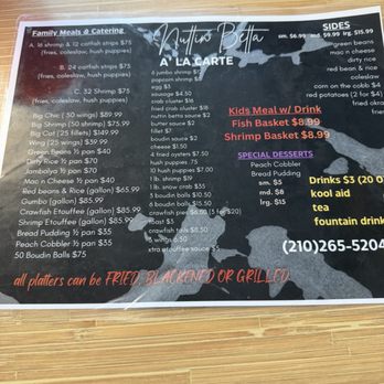 Nuttin Betta - Menu - Seafood Near Me - San Antonio, Texas Nuttin Betta - Menu - Seafood Near Me - San Antonio, Texas