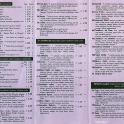 Sushi Hoshimi - Hoshimi Menu Page 2 Fully Readable