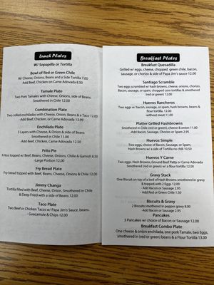 Menu photo 3 Santiago's New Mexican Grill Albuquerque, NM
