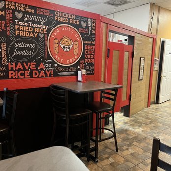 The Roll Up - the inside of a restaurant - Asian Fusion Near Me - Killeen, Texas