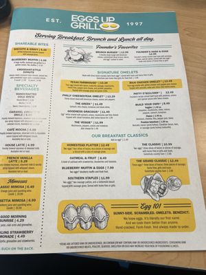 Menu photo 4 Eggs Up Grill Austell, GA