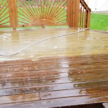 Restore A Deck - Look at the difference while cleaning - Decks & Railing Near Me - Livonia, Michigan Restore A Deck - Look at the difference while cleaning - Decks & Railing Near Me - Livonia, Michigan