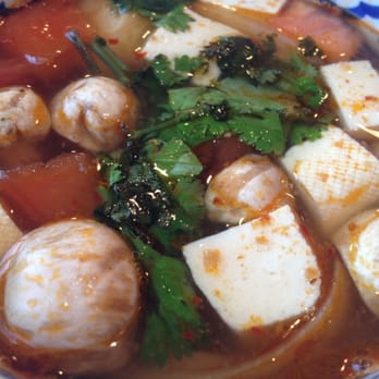 Fine Thai - Tom Yum Soup (emphasis on the 'yum') - Thai Near Me - Brookfield, Illinois