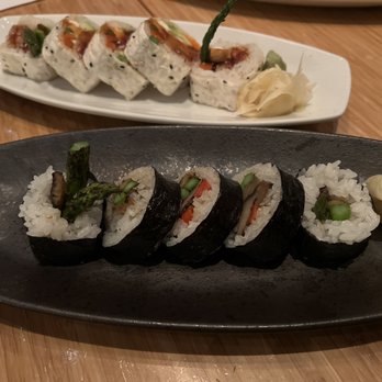 Sushi Den - Veggie Roll 5pc . Crispy Bincho Roll - Japanese Near Me - Denver, Colorado Sushi Den - Veggie Roll 5pc . Crispy Bincho Roll - Japanese Near Me - Denver, Colorado
