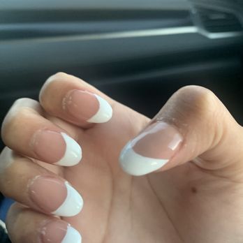 Kathy's Nails - This is what I got done!!!! Horrible some spots where missing white polish! - Nail Salons Near Me - Santa Ana, California Kathy's Nails - This is what I got done!!!! Horrible some spots where missing white polish! - Nail Salons Near Me - Santa Ana, California