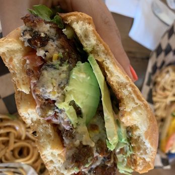 Lola's Cafe - Black bean burger - Sandwiches Near Me - New Paltz, New York