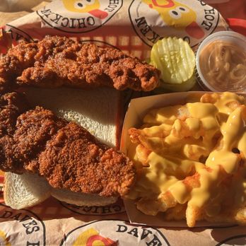 Dave's Hot Chicken - Dave's #1 2 Tenders w/ Fries w/Cheese Fries - Chicken Shop Near Me - Florence, Kentucky
