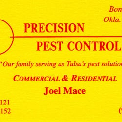 Precision Pest Control - Tulsa's best Exterminator!!!