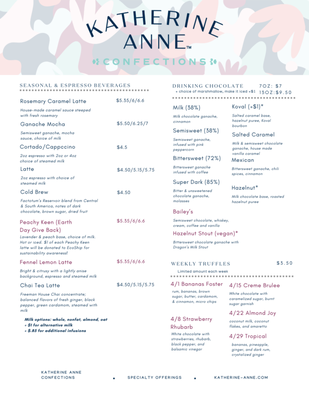 Menu photo 2 Katherine Anne Confections Chicago, IL Menu photo 2 Katherine Anne Confections Chicago, IL