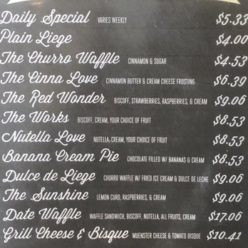 Waffle Love - Waffle Love menus - Waffles Near Me - Northridge, California
