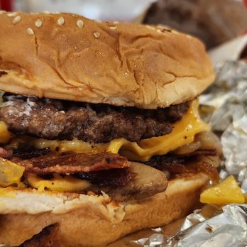 Five Guys - Double Bacon Cheeseburger - Burgers Near Me - Temecula, California