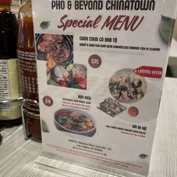 Pho & Beyond - Special menu - Vietnamese Near Me - Las Vegas, Nevada