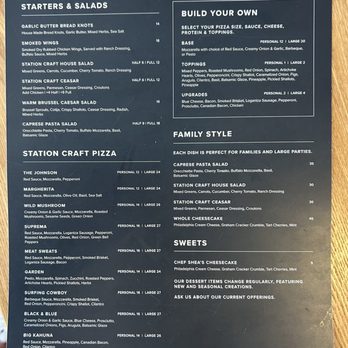 Station Craft Taproom Pizza - Menu - Breweries Near Me - San Clemente, California Station Craft Taproom Pizza - Menu - Breweries Near Me - San Clemente, California