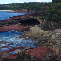 Ben Boyd National Park - Sea cave in the distance