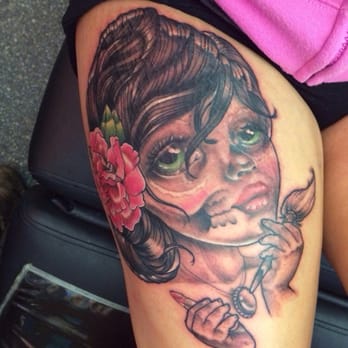 Tattoo Factory - Right after she put the finishing touches! I'll post another fully healed one later. By Carolyn. - Tattoo Near Me - Chicago, Illinois Tattoo Factory - Right after she put the finishing touches! I'll post another fully healed one later. By Carolyn. - Tattoo Near Me - Chicago, Illinois