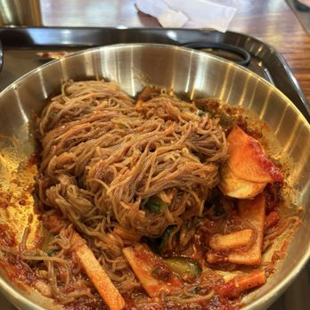 Hanta Korean Restaurant - Bibim naengmyun- spicy buckwheat noodles - Korean Near Me - Los Angeles, California Hanta Korean Restaurant - Bibim naengmyun- spicy buckwheat noodles - Korean Near Me - Los Angeles, California