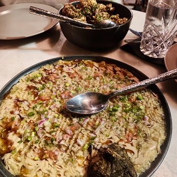 Nua - Charred Eggplant and Cauliflower Florets - Middle Eastern Near Me - Beverly Hills, California Nua - Charred Eggplant and Cauliflower Florets - Middle Eastern Near Me - Beverly Hills, California