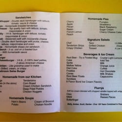 Willow - The menu!