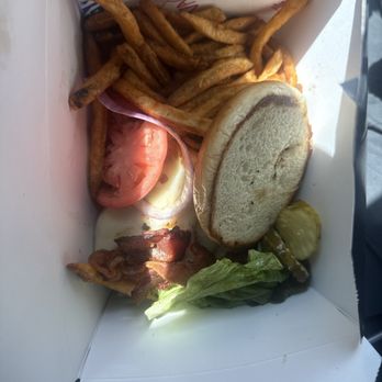 Shaggy's on the Rez - Supposed to be a naked chicken sandwich but clearly it's dressed - American Near Me - Brandon, Mississippi Shaggy's on the Rez - Supposed to be a naked chicken sandwich but clearly it's dressed - American Near Me - Brandon, Mississippi