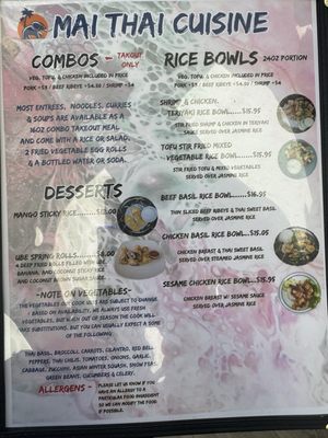Menu photo 6 Mai Thai Cuisine Pacific Grove, CA Menu photo 6 Mai Thai Cuisine Pacific Grove, CA