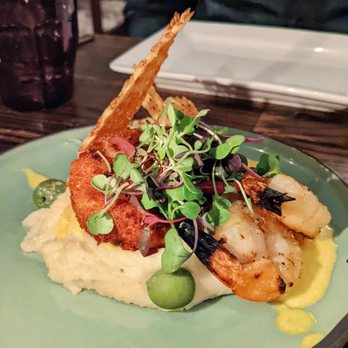 Osteria Langhe - Octopus and shrimp cake - Italian Near Me - Chicago, Illinois Osteria Langhe - Octopus and shrimp cake - Italian Near Me - Chicago, Illinois
