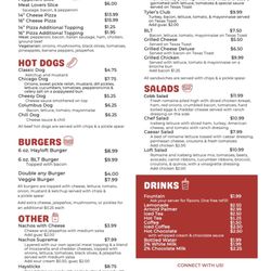 Hayloft - The food portion of our menu. Check out the ice cream menu too!