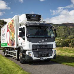 Williamson Group - One of our multi-temp vehicles out on deliveries across the Highlands