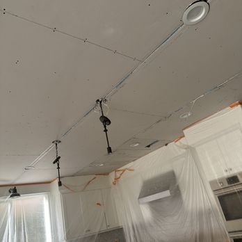A Plus Drywall - Kitchen ceiling before texture. - Drywall Installation & Repair Near Me