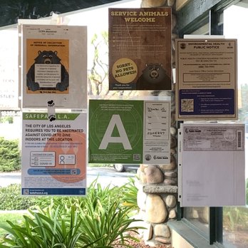 Black Bear Diner Tarzana - Full disclosure on the entrance window! - Diners Near Me - Tarzana, California