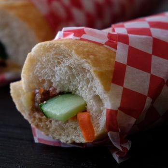 Banh Mi Cali - Shredded Chicken on a baguette - Vietnamese Near Me - Edmonton, Alberta
