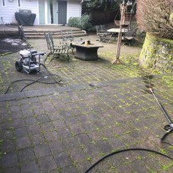Caters Power Washing - Paver and wall cleaning (Before) - Gutter Services Near Me Caters Power Washing - Paver and wall cleaning (Before) - Gutter Services Near Me