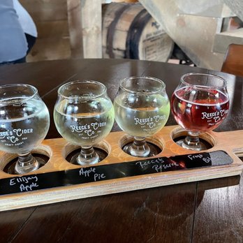 Reeces Cider - Flight of Cider $16 - Cideries Near Me - Ellijay, Georgia Reeces Cider - Flight of Cider $16 - Cideries Near Me - Ellijay, Georgia