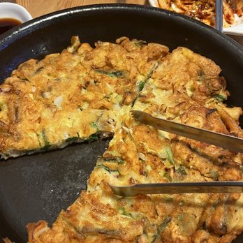 Pine Tree House - Seafood pancake - Korean Near Me - Sacramento, California Pine Tree House - Seafood pancake - Korean Near Me - Sacramento, California