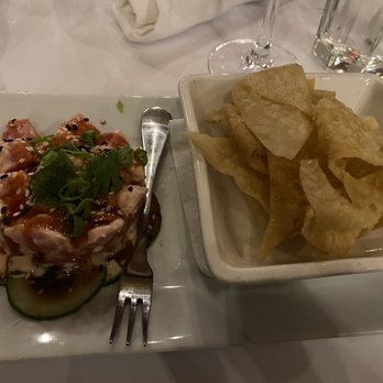 Snaps American Bistro - Tuna Tartare/ginger Sesame Vinaigrette/wasabi Caviar - New American Near Me - Wantagh, New York Snaps American Bistro - Tuna Tartare/ginger Sesame Vinaigrette/wasabi Caviar - New American Near Me - Wantagh, New York